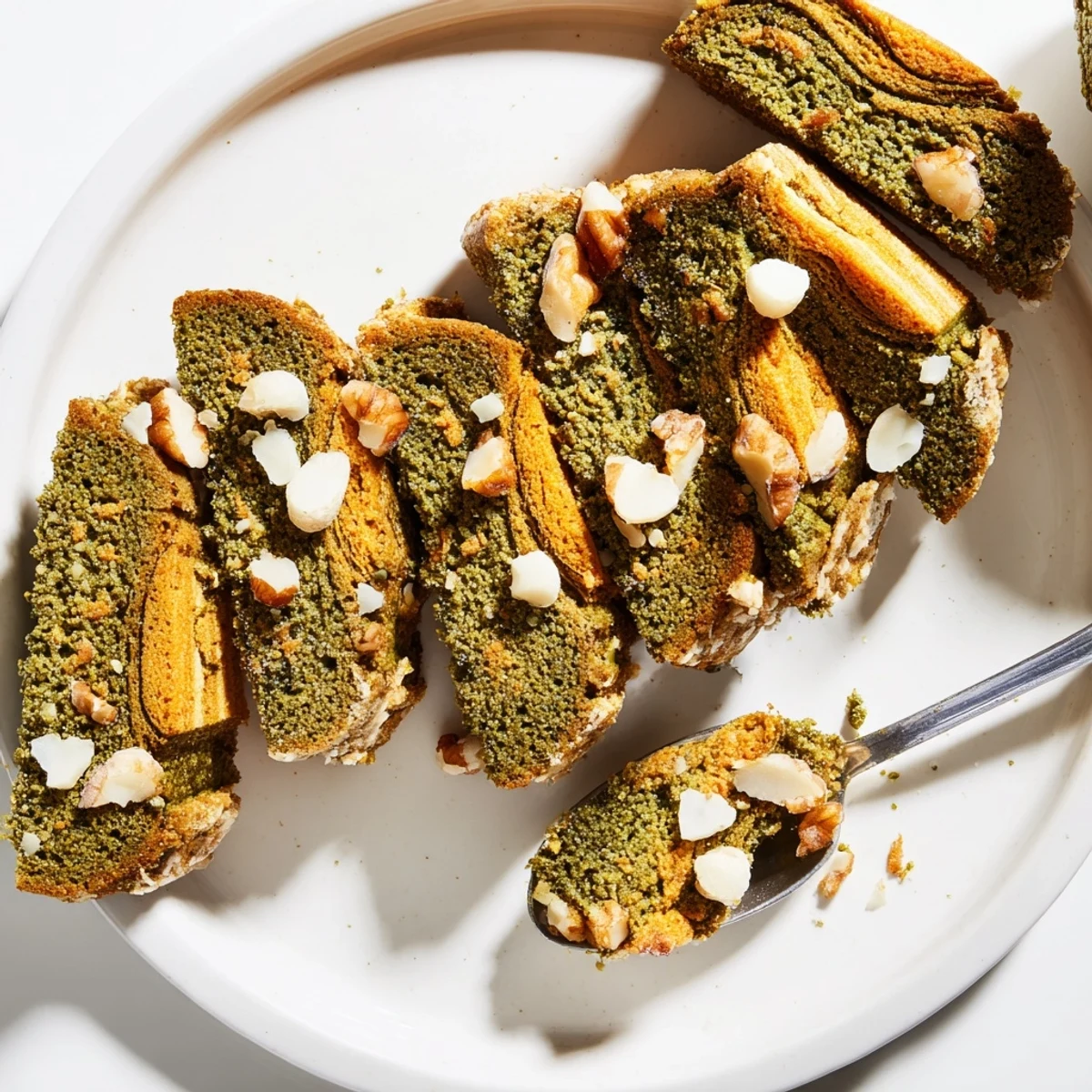 Enjoy Matcha Pumpkin Muffin Biscotti, a unique fusion treat for fall gatherings.