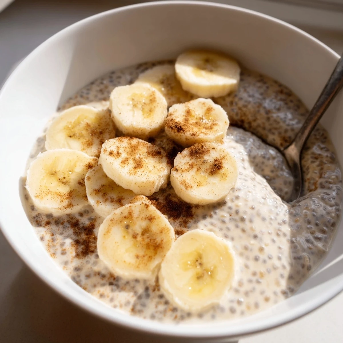 Overnight Chia Banana Pudding