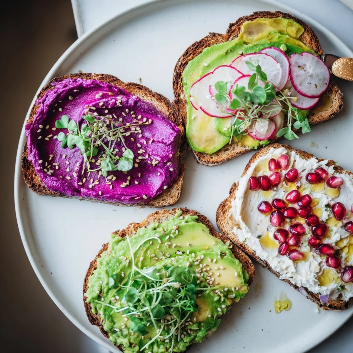 Bright Bold Breakfast Toasts