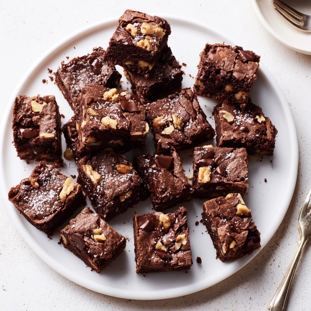 Decadent zero-waste brownies using nut-milk pulp, rich in chocolate flavor and texture.  