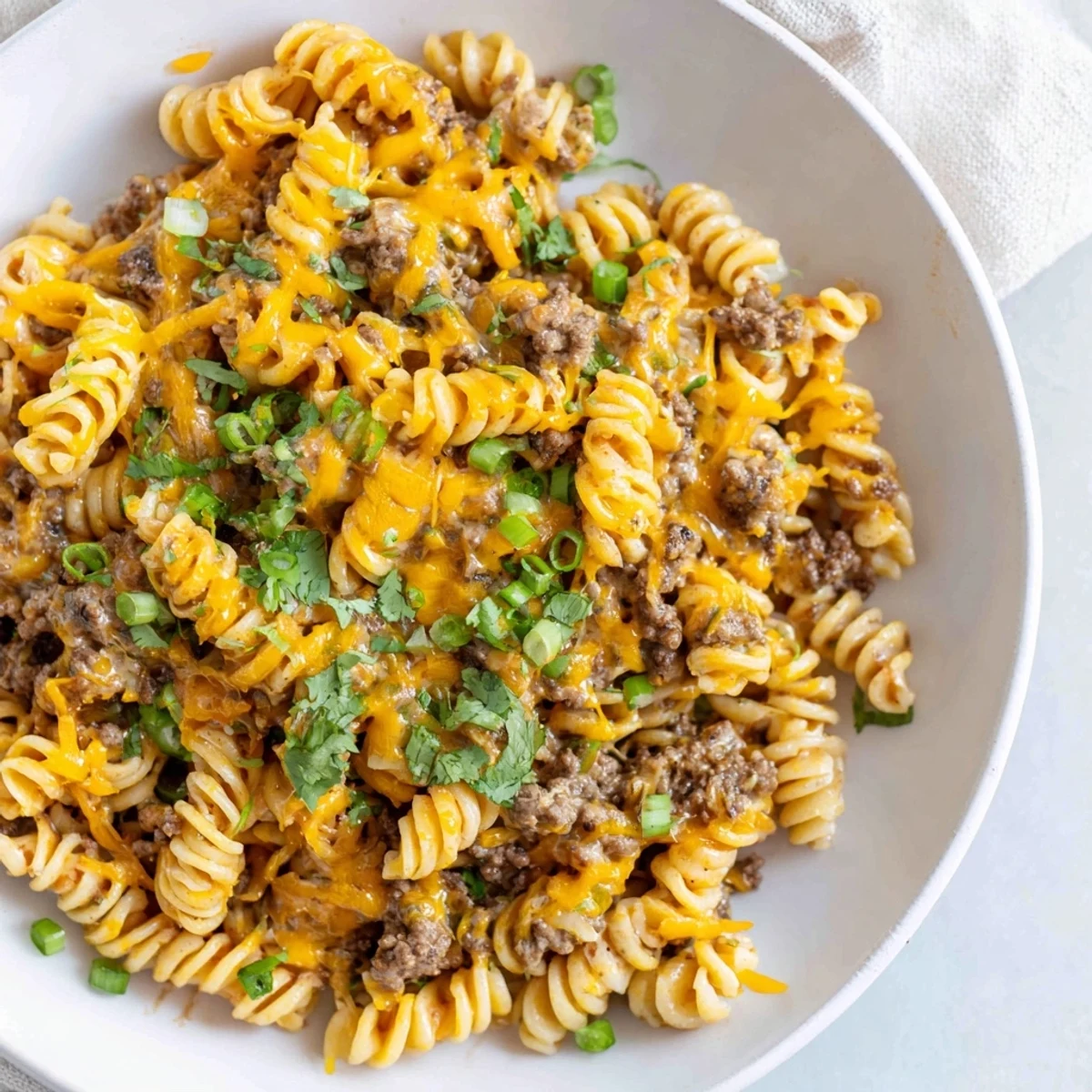 Cheesy Taco Pasta Skillet