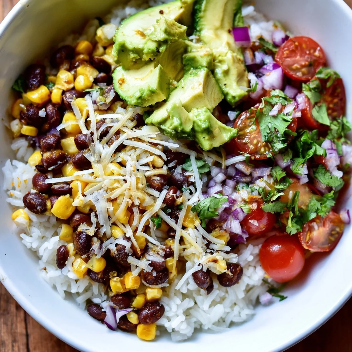 Rice Bean Corn Bowls