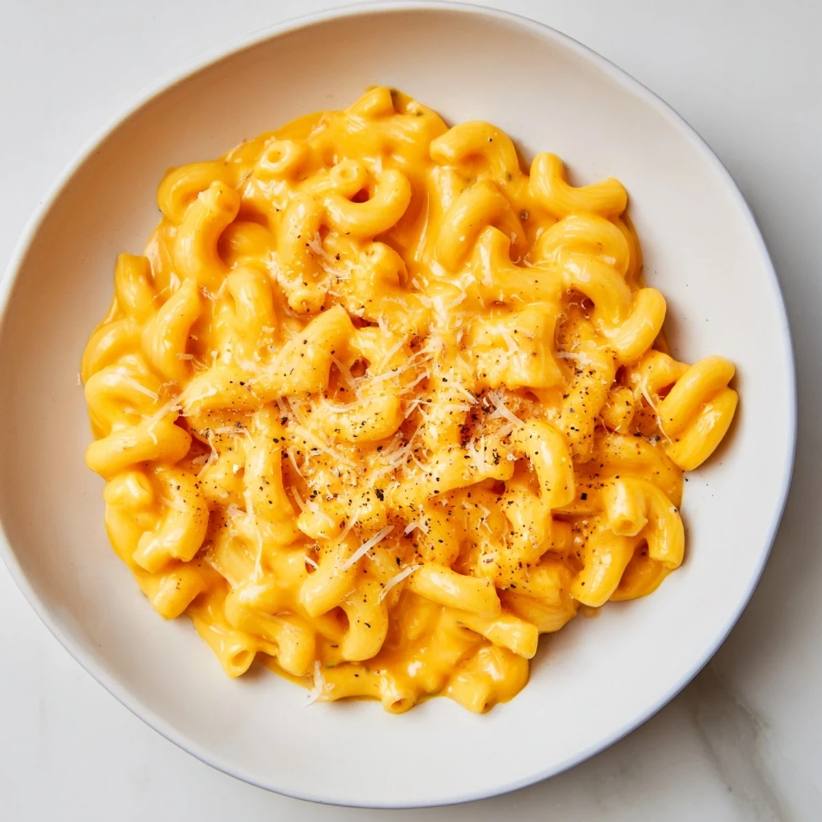 One-Pot Butternut Squash Mac & Cheese, a creamy, cheesy delight with perfectly blended veggie flavors.