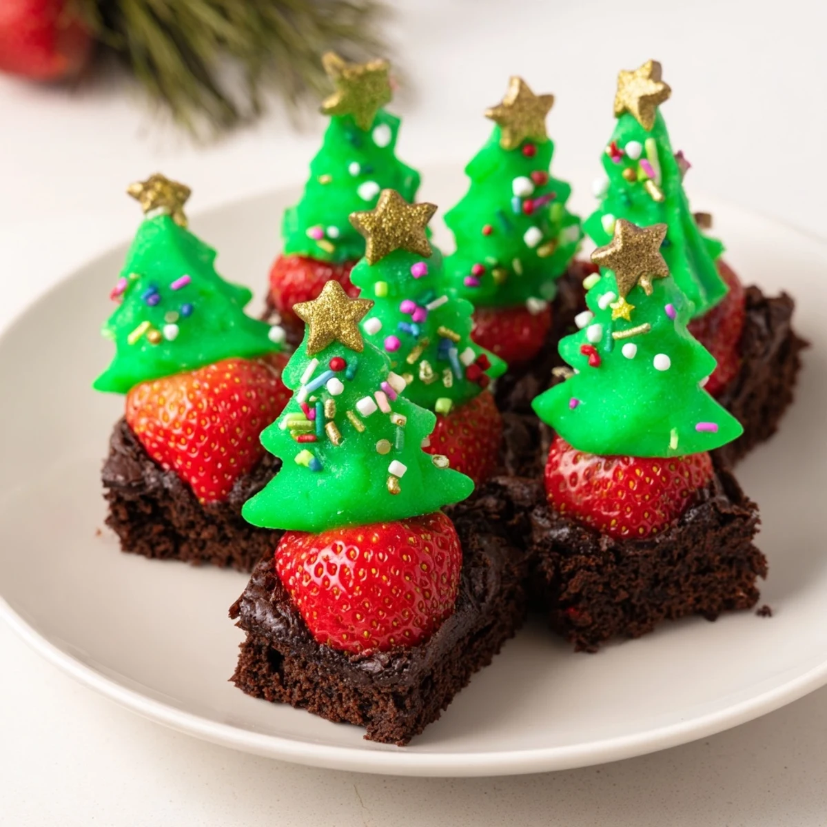 Express Christmas Tree Brownie Hats
