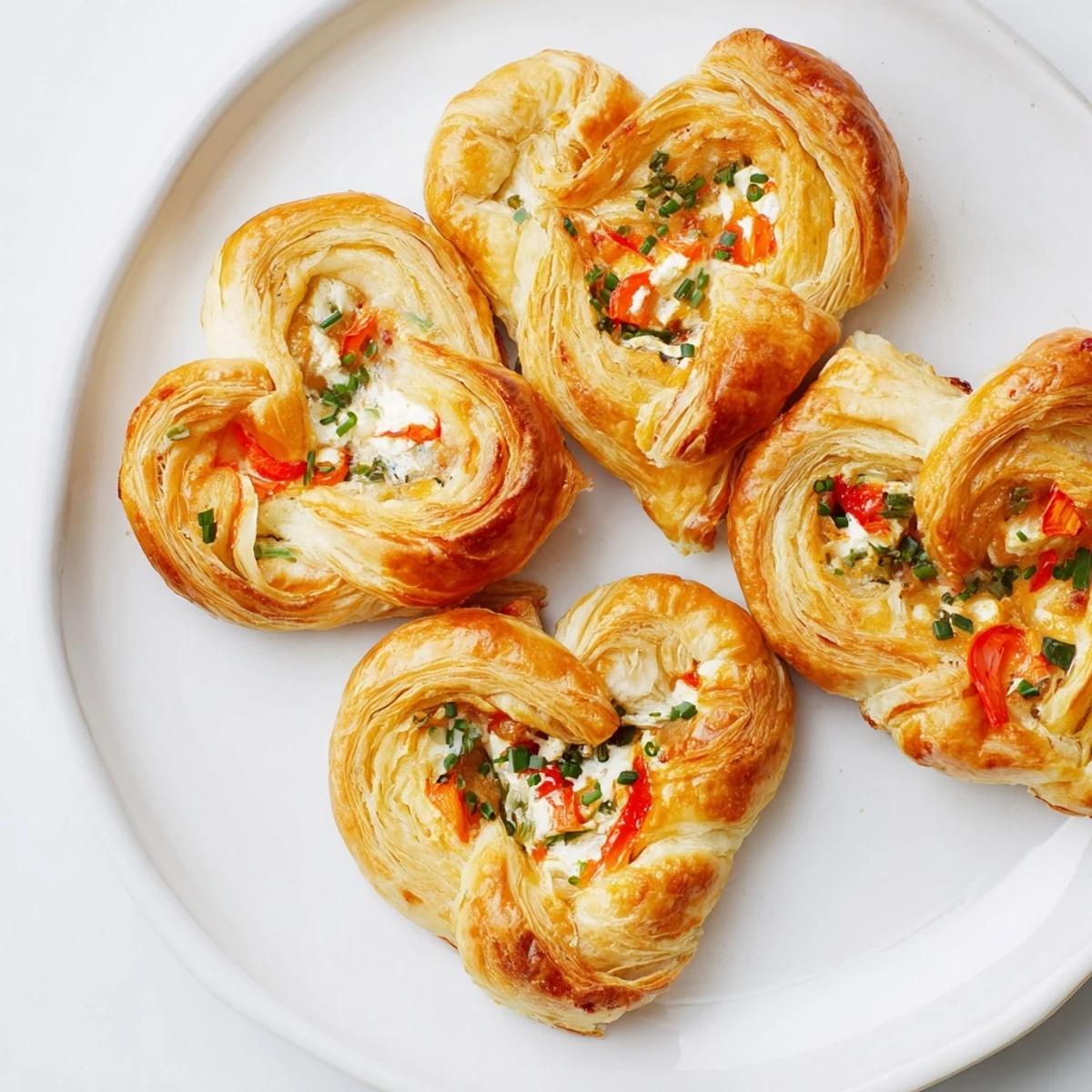 Valentine's Day appetizer, Cœurs Entrelacés, beautifully arranged, ready to share with your loved one.