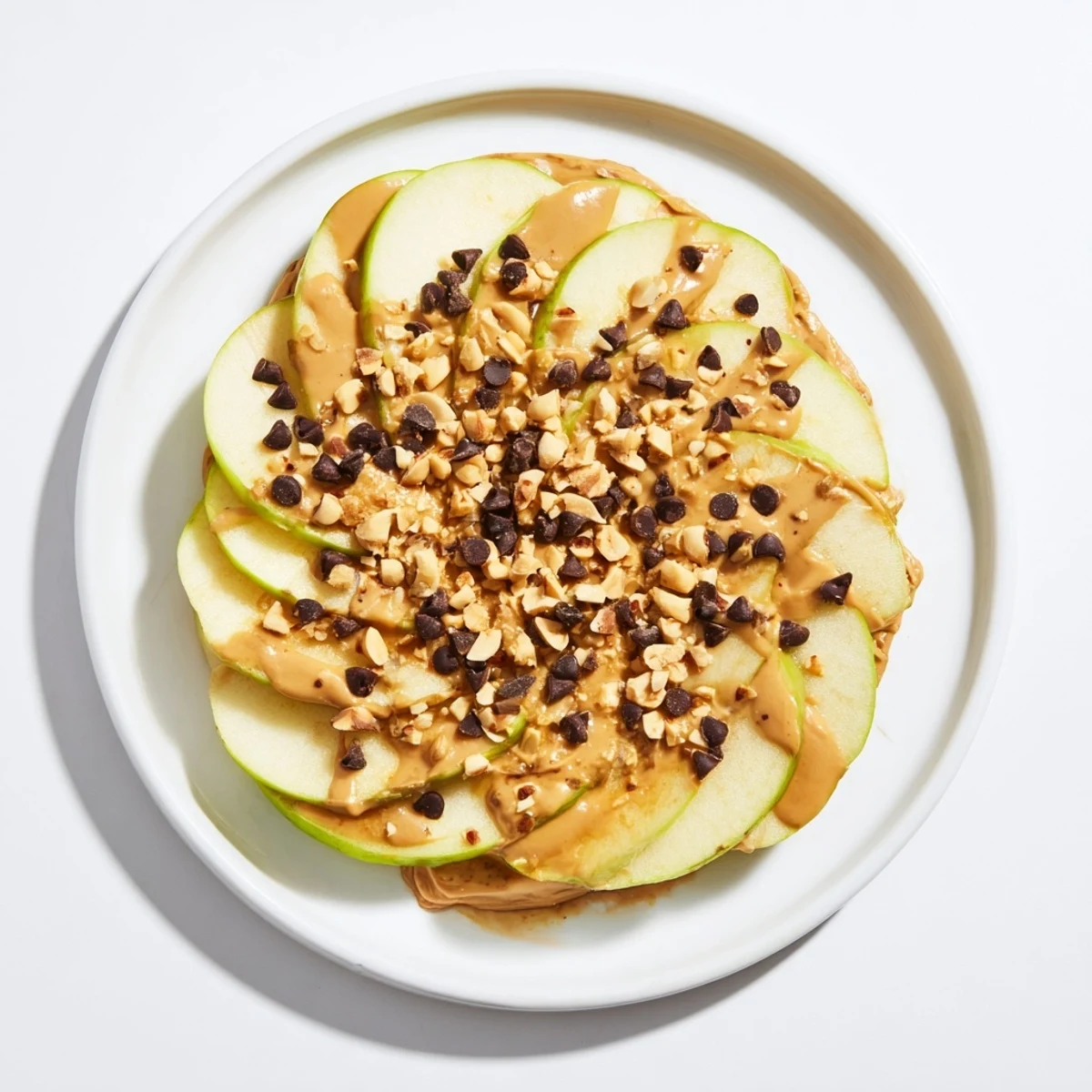 Peanut Butter Apple Nachos
