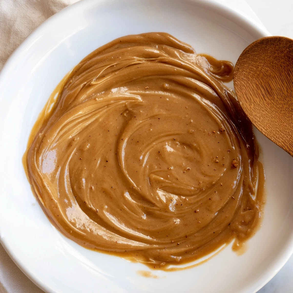 Creamy Emirati Al Madrooba with glistening ghee, spread on warm bread, perfect for breakfast.