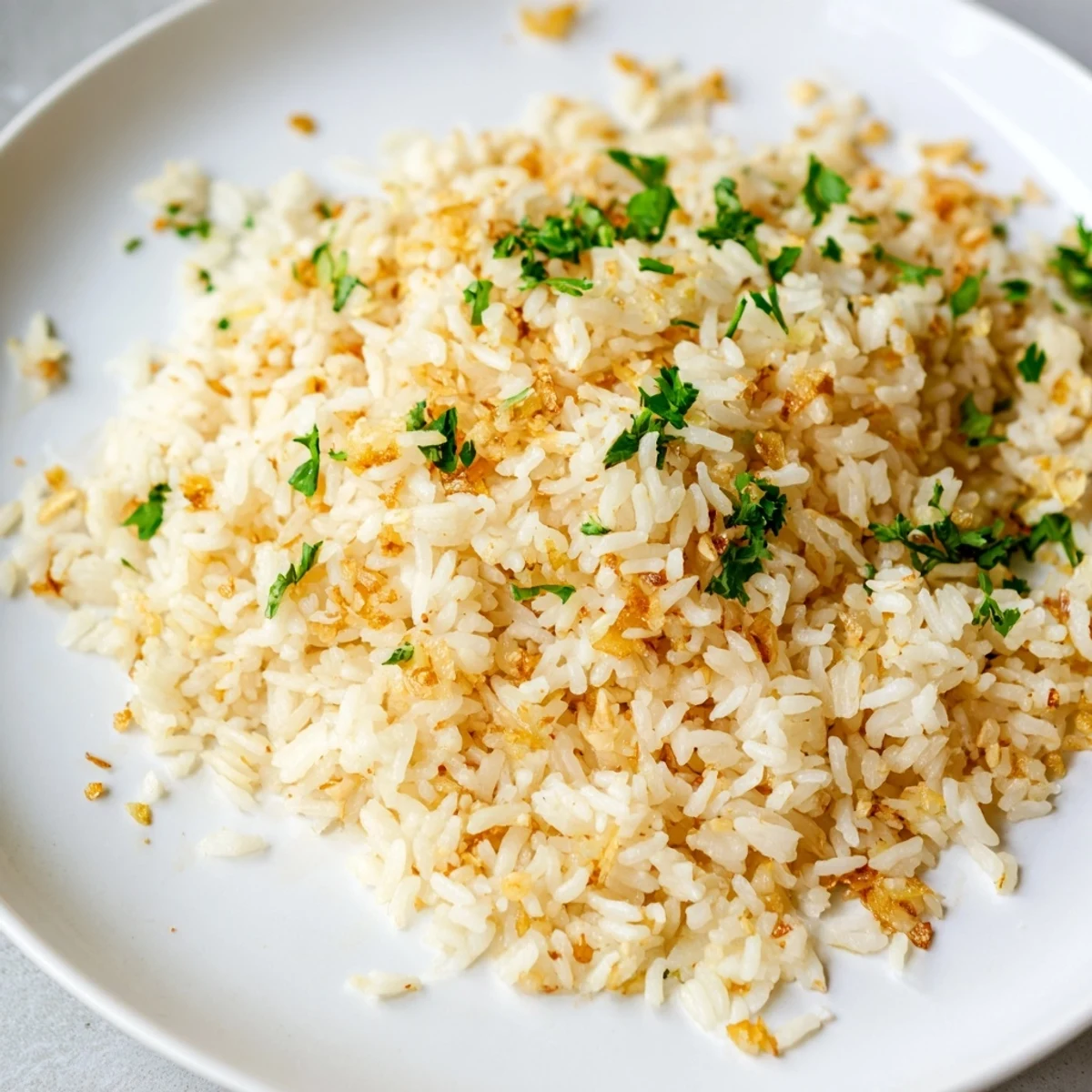 Fragrant Jasmine Rice Garlic