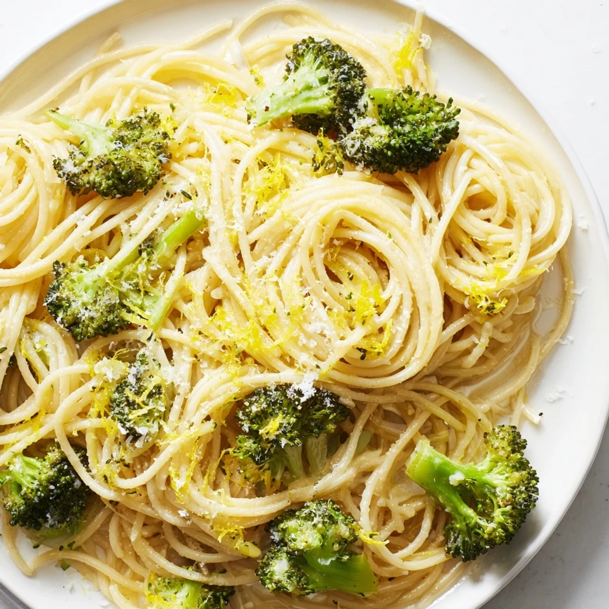 Hearty One-Pot Lemon Broccoli Pasta tossed with al dente noodles, vibrant broccoli, and lemon zest for a fresh Italian-inspired dinner.