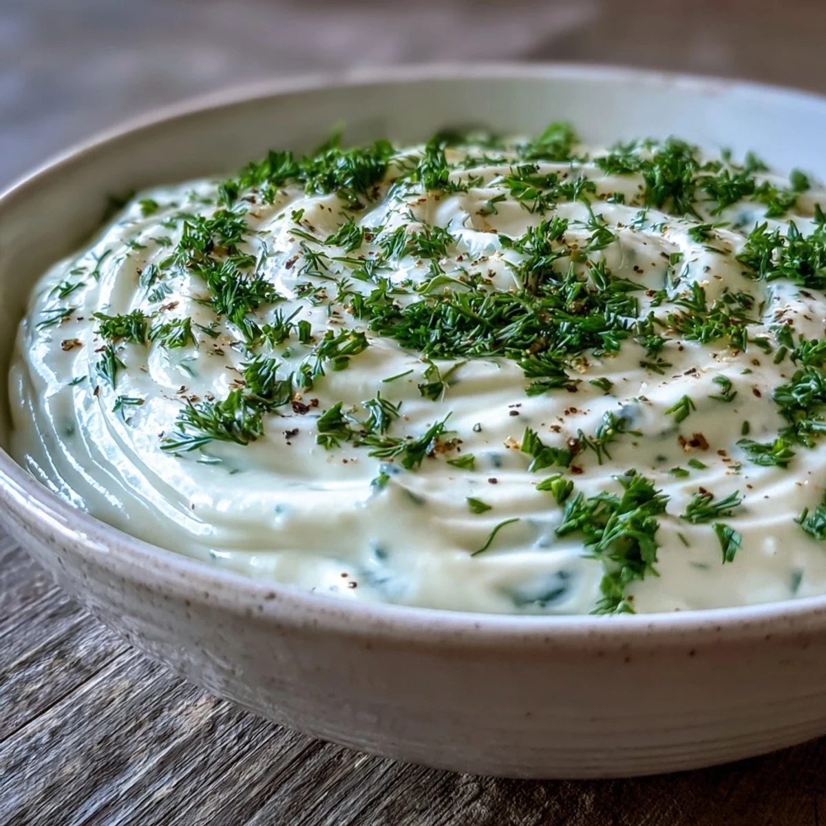 Creamy Celery and Herb Soup is blended silky smooth with fresh herbs and a swirl of cream, served hot in a rustic bowl.