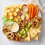 This beautifully arranged Pumpkin Patch Snack Board is piled high with a tempting mix of goodies.