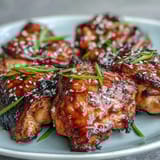 Soy Glazed Chicken Thighs