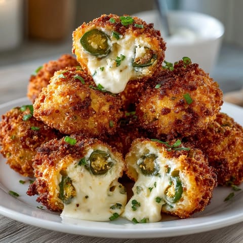 Homemade Jalapeño Popper Stuffed Pretzel Bites: Cheesy, spicy, and perfectly soft baked treats.