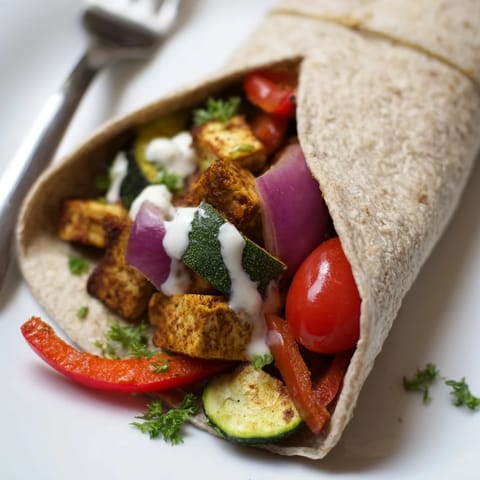 Vegan Viral Twist Tofu Wrap