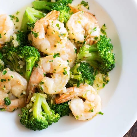 Lemon Butter Shrimp Broccoli