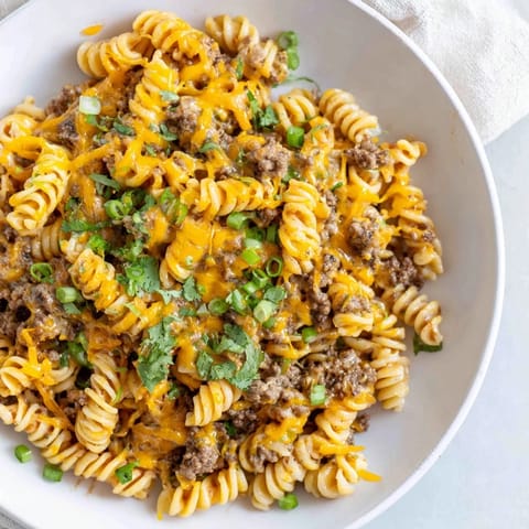 Cheesy Taco Pasta Skillet