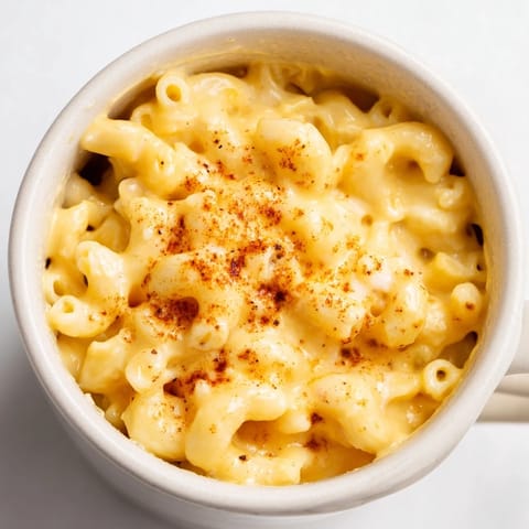 Creamy Mug Mac Cheese