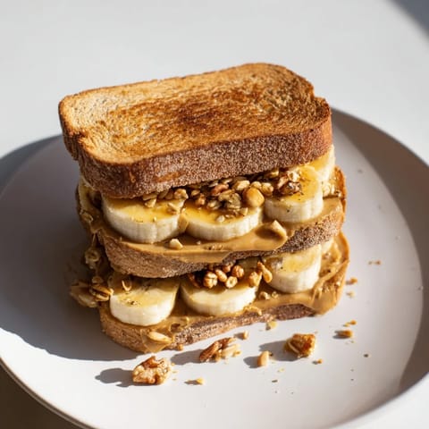 Peanut Butter Banana Toast