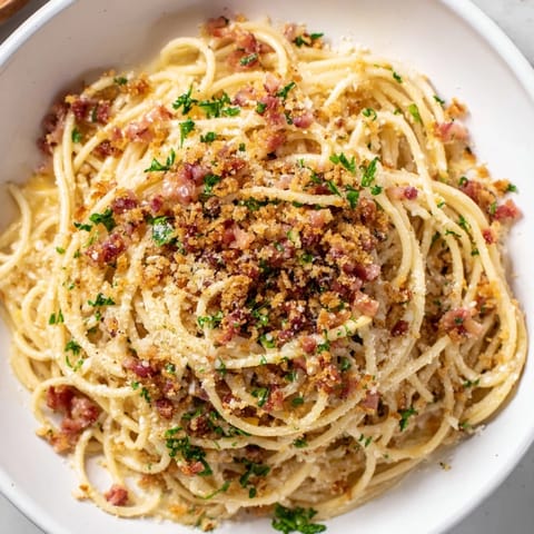 Garlic Butter Pasta Bacon