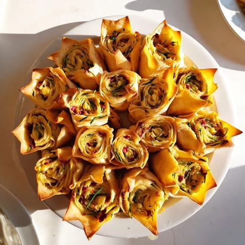 Couronne de Rouleaux Salée