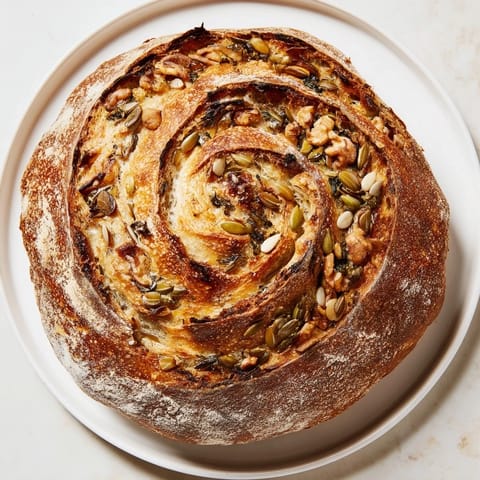 Fibonacci Spiral Growth Bread