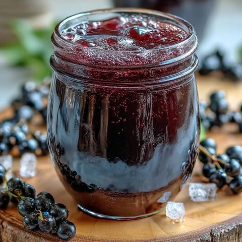Black Currant Shrub Drinking Vinegar
