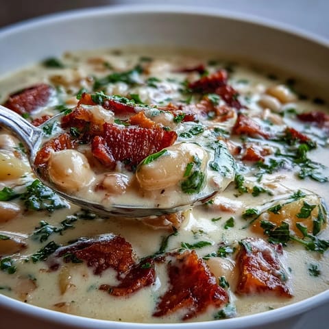 Creamy Ham White Bean