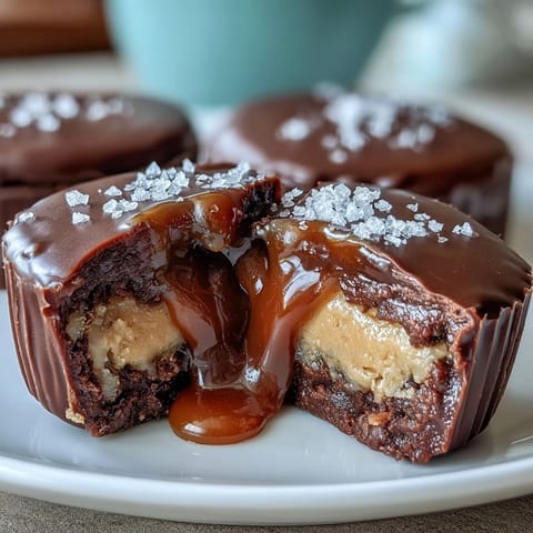 Salted Caramel Peanut Cups