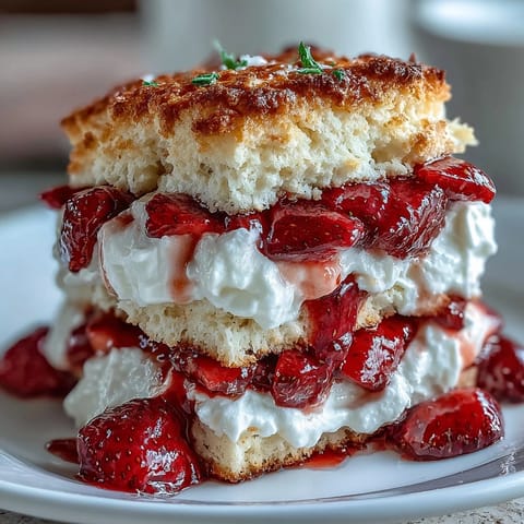 Classic Strawberry Shortcake Layers