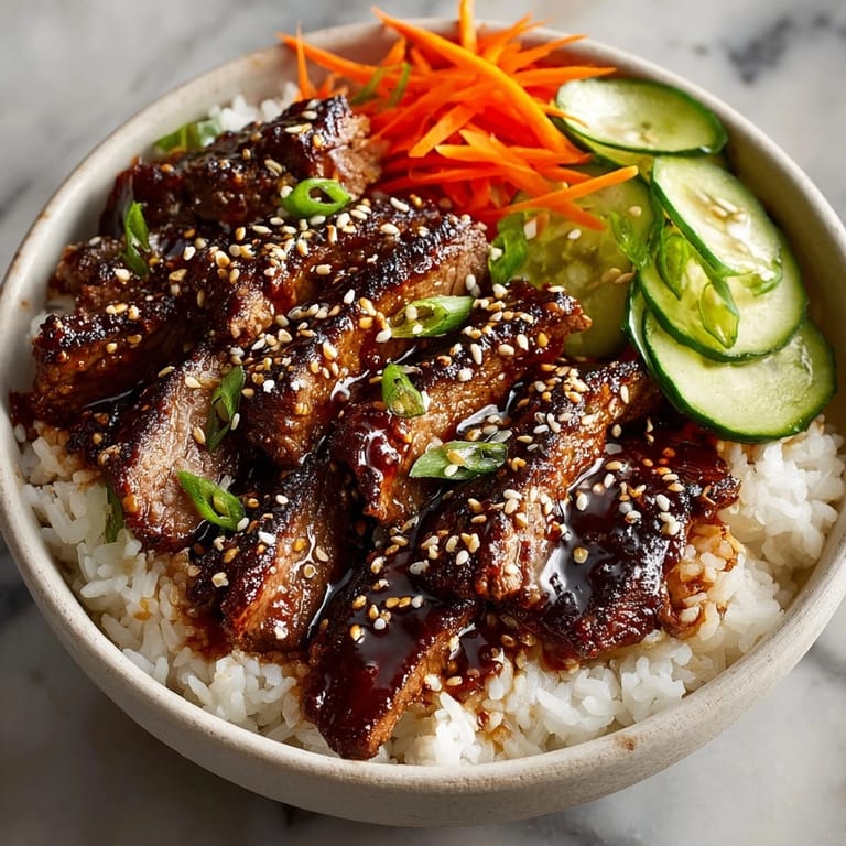 Korean BBQ Beef Rice Bowls recipe; A vibrant, flavorful dinner everyone will love!