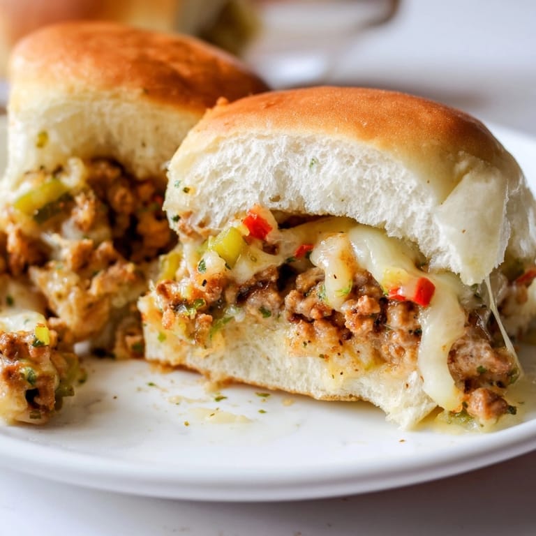 Baked Cheesy Cajun Turkey Stuffed Rolls: a flavorful crowd-pleaser featuring spiced turkey filling.