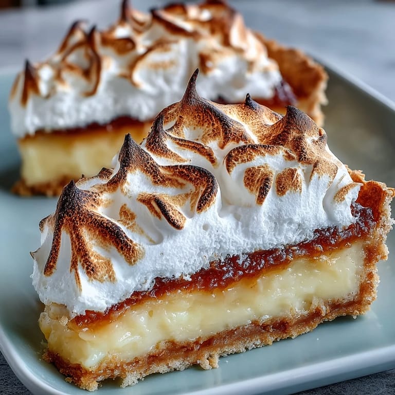 Freshly baked Lemon Meringue Pie with a flaky pastry base and sweet, airy meringue topping, perfect for dessert.