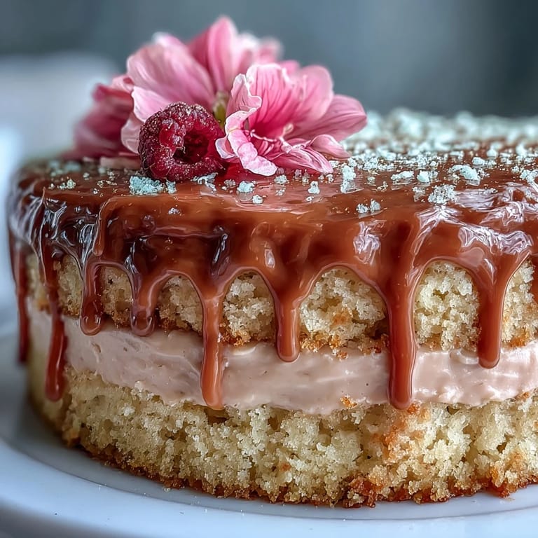 Blush-pink Bridal Shower Rosé Velvet Cake ready for festive celebration.